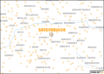 map of Šarena Bukva