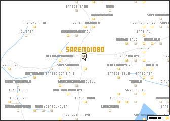 map of Saré Ndiobo