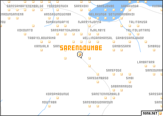map of Saré Ndoumbe