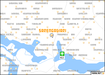 map of Saré Ngadiari