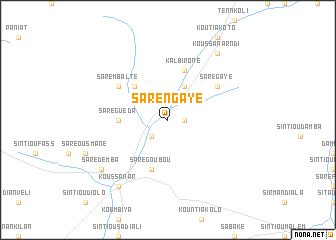 map of Saré Ngaye