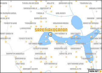 map of Saré Niako Ganon