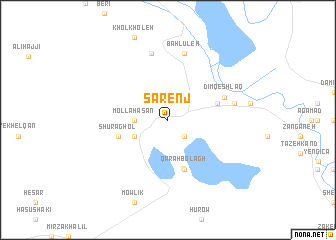 map of Sārenj