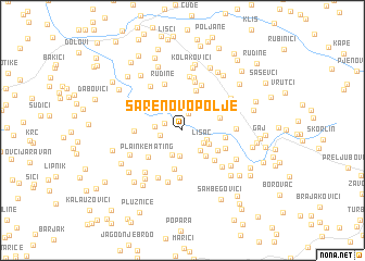 map of Šarenovo Polje