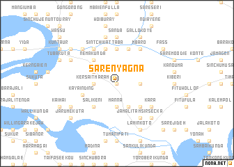 map of Sare Nyagna