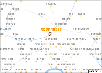 map of Saré Ouali