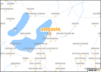 map of Saré Oupa