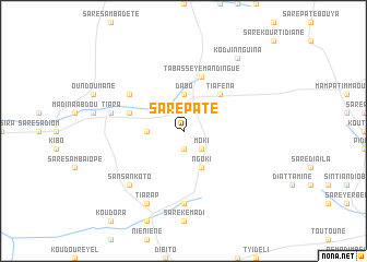 map of Saré Paté