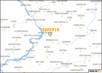 map of Sarepta