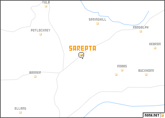 map of Sarepta