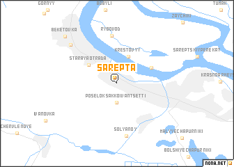 map of Sarepta