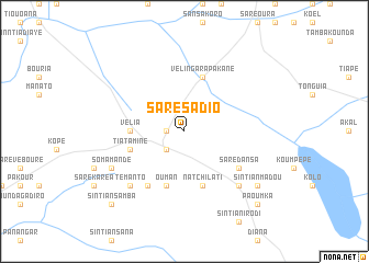 map of Saré Sadio