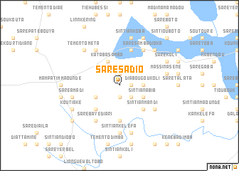 map of Saré Sadio