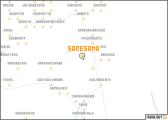 map of Saré Sama