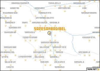 map of Saré Samba Dibel