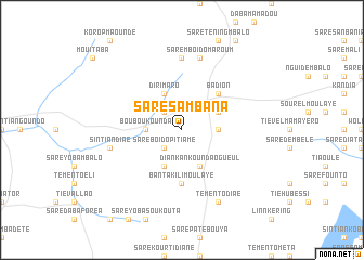 map of Saré Sambana