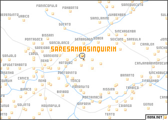 map of Sare Samba Sinquirim