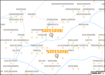 map of Sare Sambi