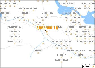 map of Saré Samita