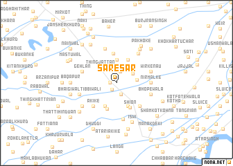 map of Saresar