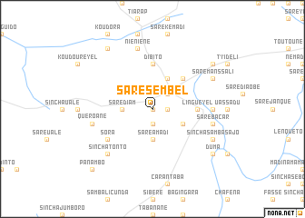 map of Saré Sembel