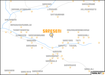 map of Saré Séni