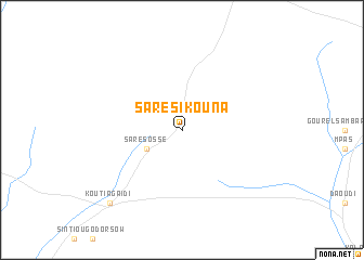 map of Saré Sikouna