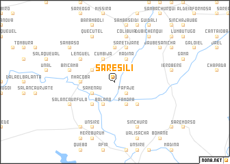 map of Sare Sili