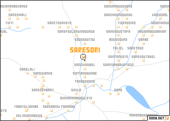 map of Saré Sori