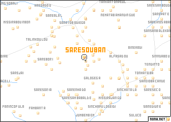 map of Saré Souban