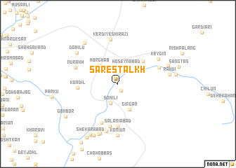 map of Sares Talkh