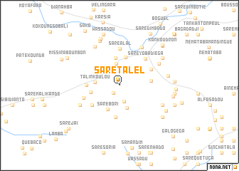 map of Saré Talel