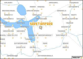 map of Saré Tianfara