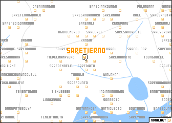 map of Saré Tierno