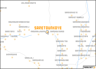 map of Saré Tounkoye