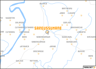 map of Sare Ussumane