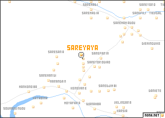 map of Saré Yaya