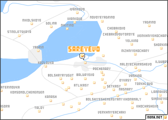 map of Sareyevo