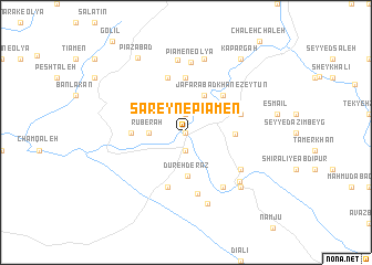 map of Sareyn-e Pīāmen