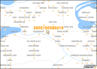 map of Saré Yorobouya