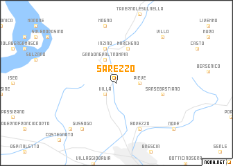 map of Sarezzo