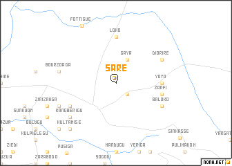 map of Saré