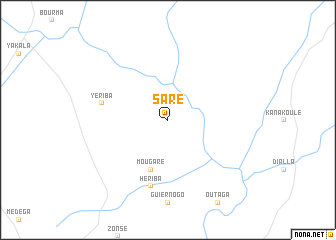 map of Saré