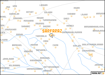 map of Sarfarāz