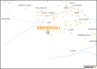 map of Sarfrāz Kili