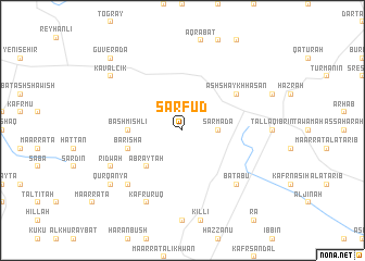 map of Şarfūd