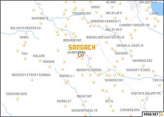 map of Sar Gach