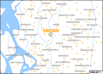 map of Sārgāni