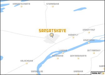 map of Sargatskoye