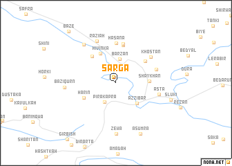 map of Sarga